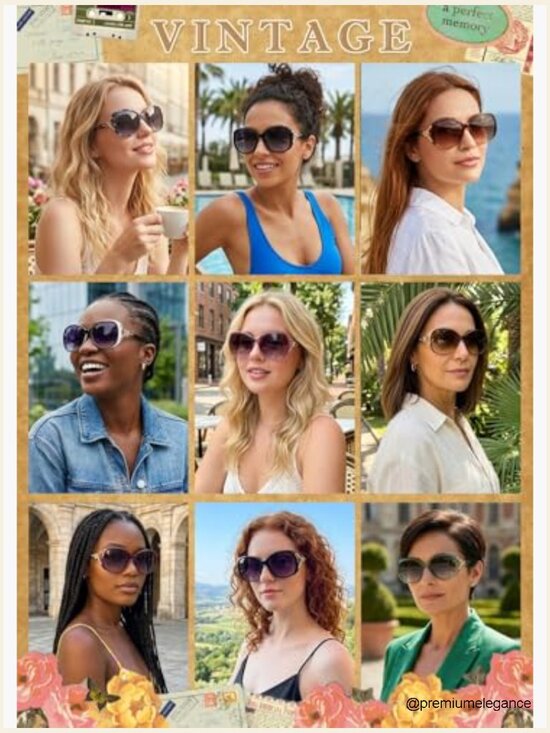 Trendy Oversized Polarized Sunglasses for Women UV400 main image 4